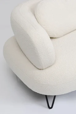 KARE Sofa Peppo 2-Sitzer Weiß 182cm