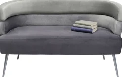KARE Sofa Sandwich 2-Sitzer Grau