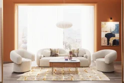 KARE Sofa 3-Sitzer Kelly Boucle 225cm