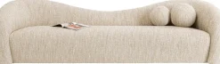 KARE Sofa 3-Sitzer Livia Melange Creme 261cm