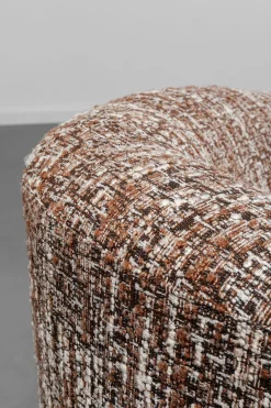 KARE Sofa 3-Sitzer Livia Melange Braun 261cm