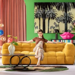 KARE Sofa 3-Sitzer Salamanca Gelb 240cm