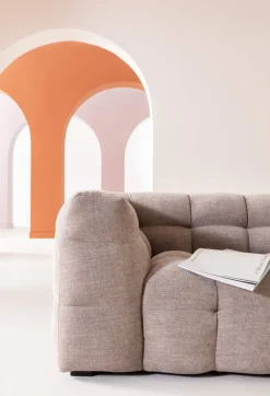 KARE Sofa 3-Sitzer Salamanca Hellbraun 240cm