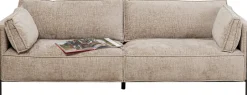 KARE Sofa 3-Sitzer Victor Grau 233cm