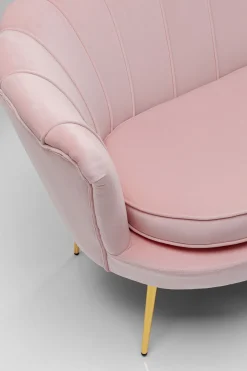 KARE Sofa Water Lily 2-Sitzer Gold Rosa