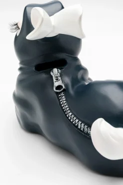 KARE Spardose Fetish Bunny Sitting Seegrün