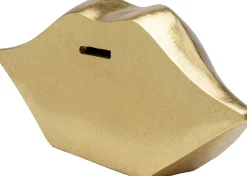 KARE Spardose Lips Gold 13cm