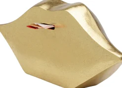 KARE Spardose Lips Gold 13cm