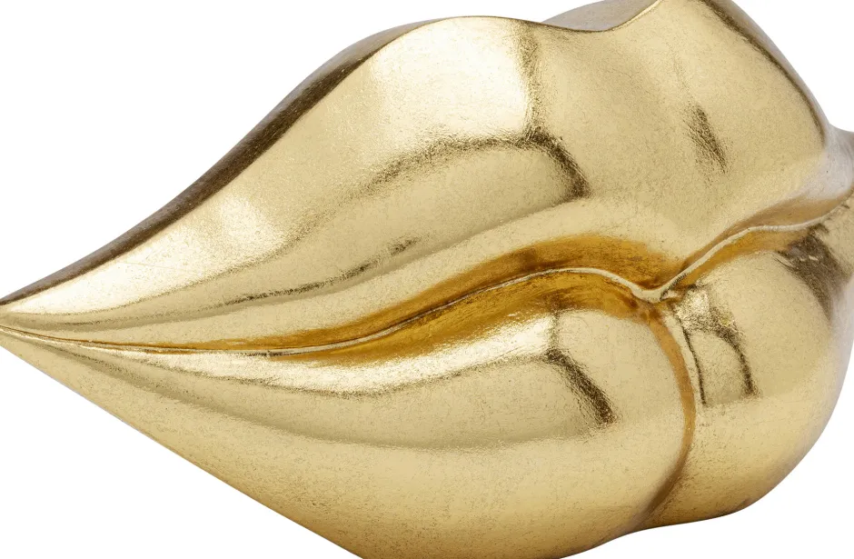 KARE Spardose Lips Gold 13cm