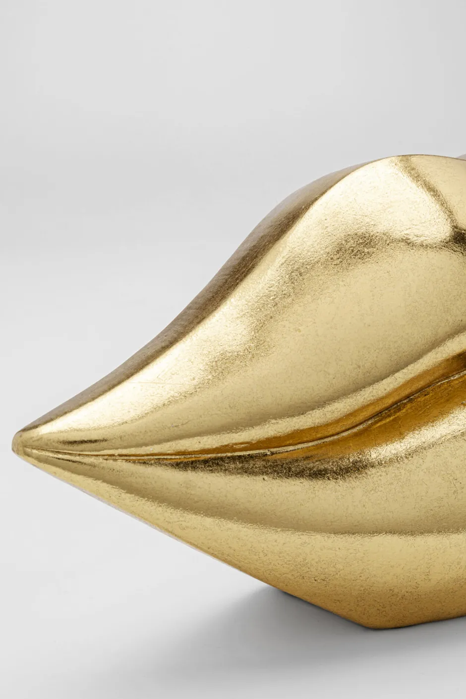 KARE Spardose Lips Gold 13cm