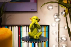 KARE Spardose Monkey Iwazaru Grün