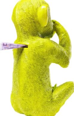 KARE Spardose Monkey Iwazaru Grün