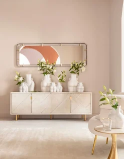 KARE Spiegel Betsy Frame Rectangular Metal 55x165cm