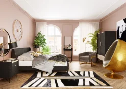 KARE Spiegel Betsy Frame Round Metal 90Ø