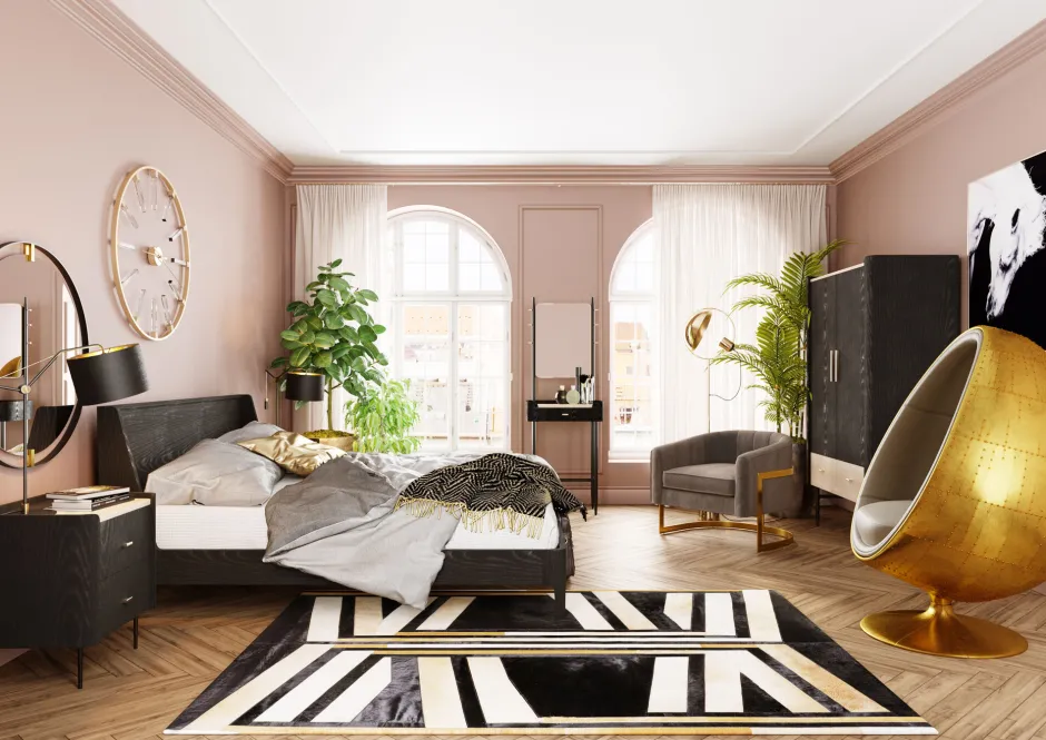 KARE Spiegel Betsy Frame Round Metal 90Ø