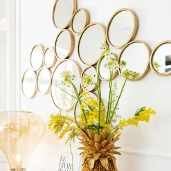 KARE Spiegel Bubbles Brass 38x93cm