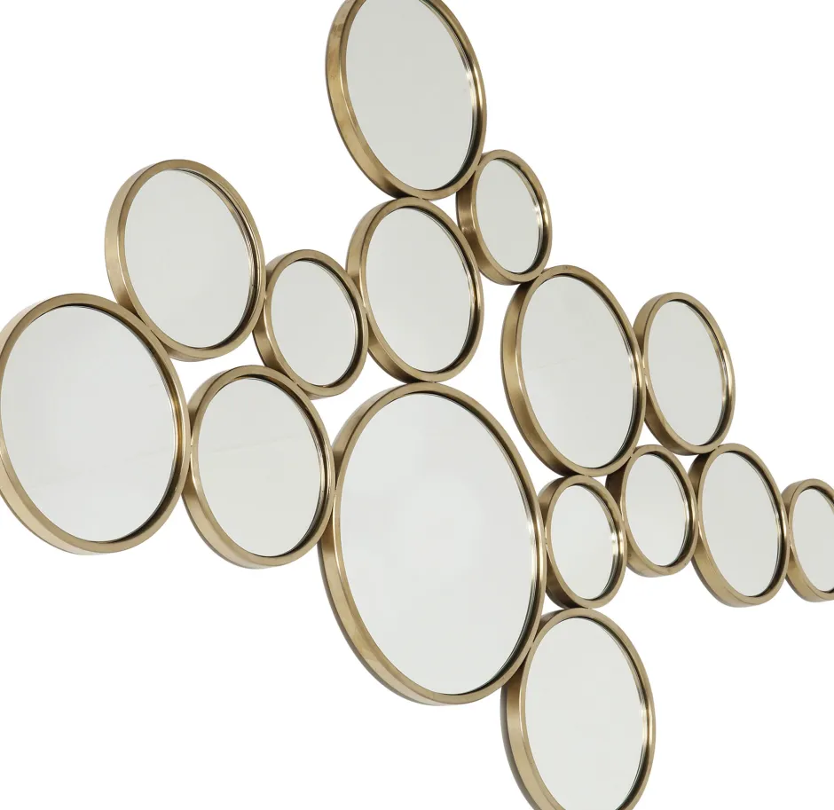 KARE Spiegel Bubbles Brass 38x93cm