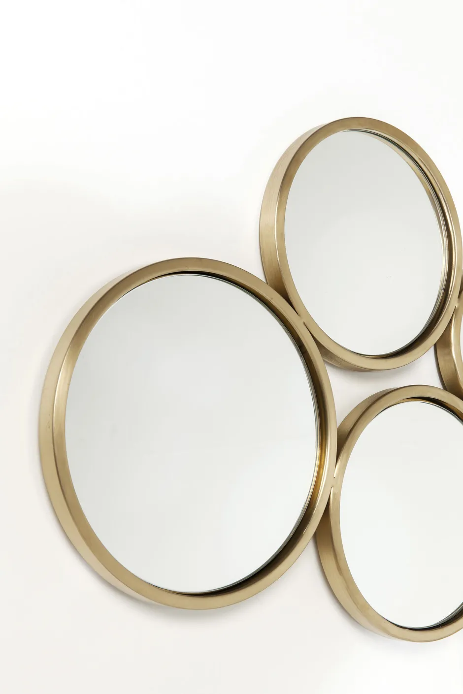 KARE Spiegel Bubbles Brass 38x93cm