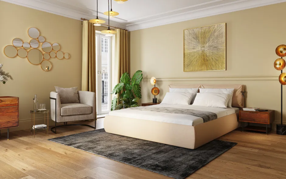 KARE Spiegel Bubbles Brass 38x93cm