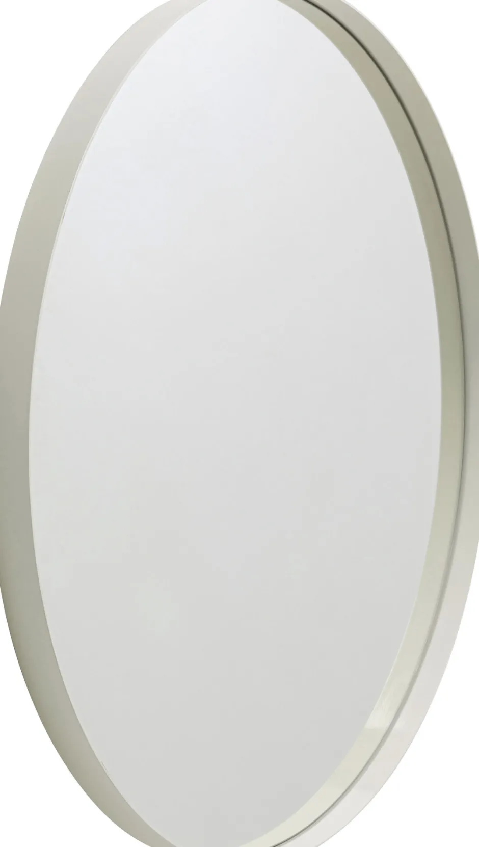 KARE Spiegel Curve Greige Ø100cm