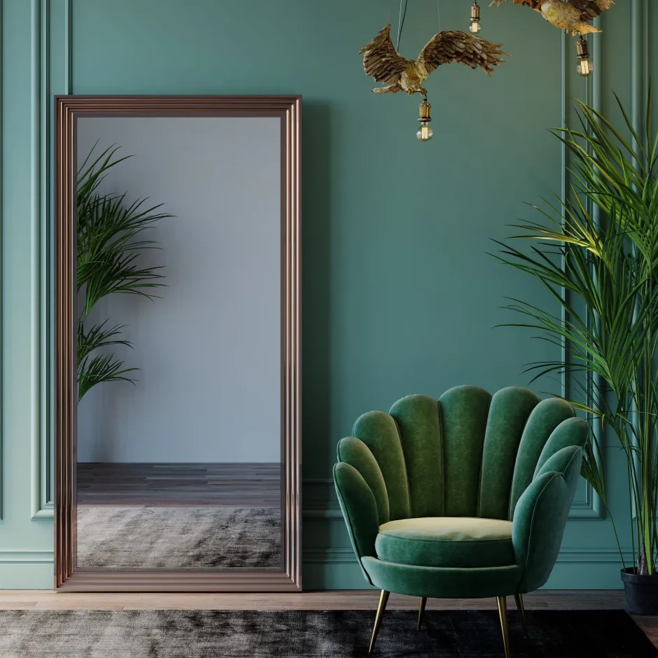 KARE Spiegel Frame Eve Silver 180x90cm