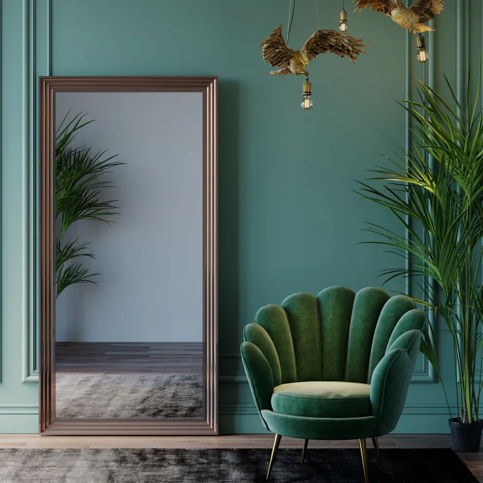 KARE Spiegel Frame Eve Silver 180x90cm