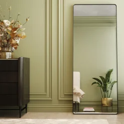 KARE Spiegel Ombra MO Soft Schwarz 80x200cm