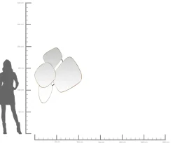 KARE Spiegel Shapes 130x110cm