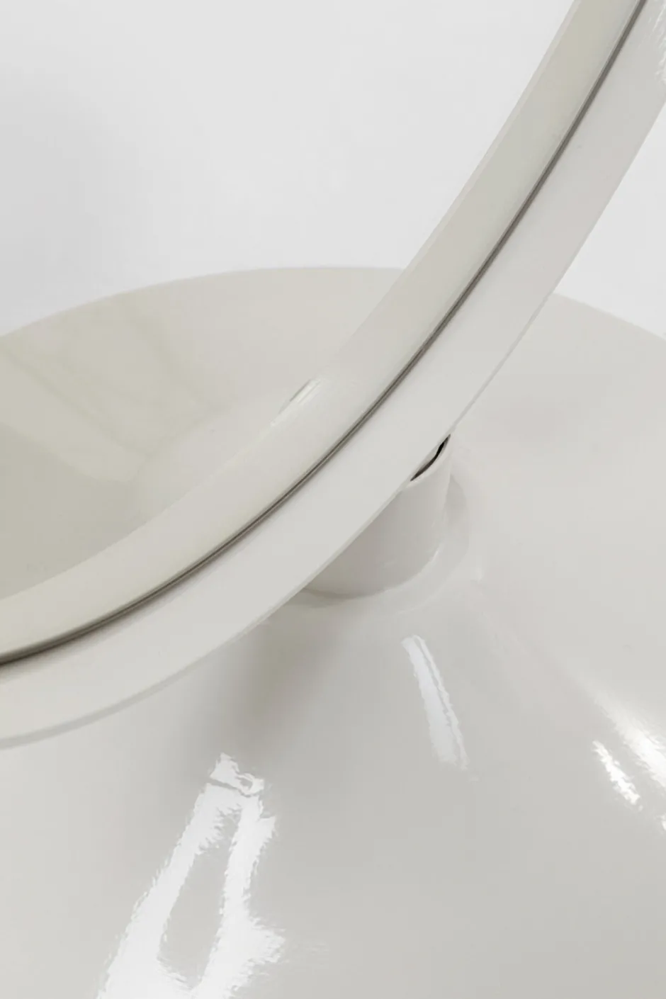 KARE Standspiegel Curve Greige 40x170cm