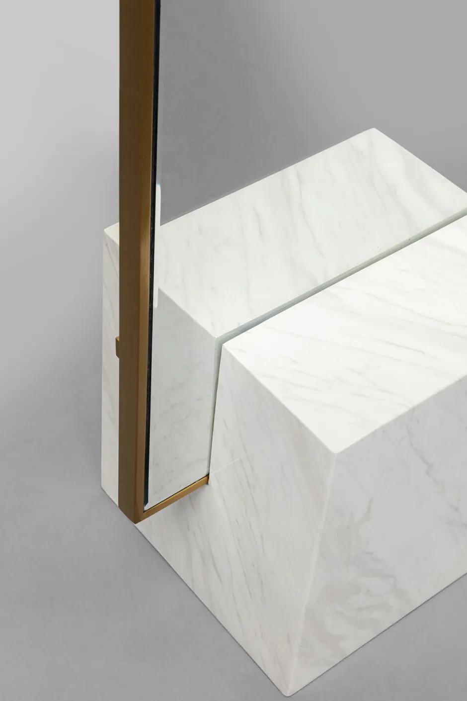 KARE Standspiegel Hulda Messing 46x180cm