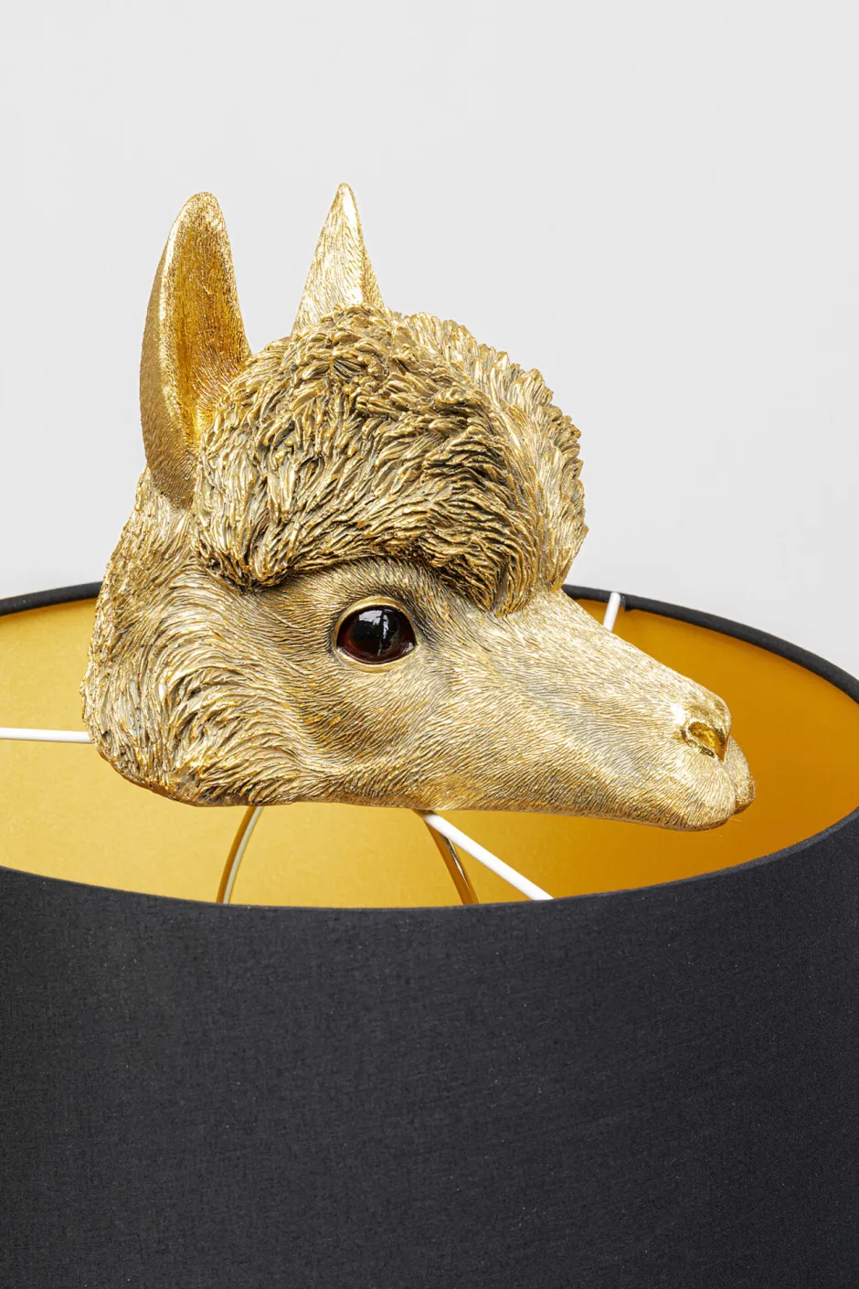 KARE Stehleuchte Alpaca Gold 108cm