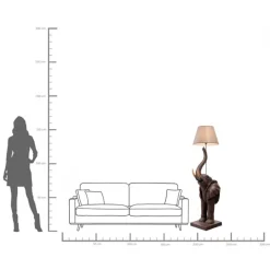 KARE Stehleuchte Animal Elephant 154cm