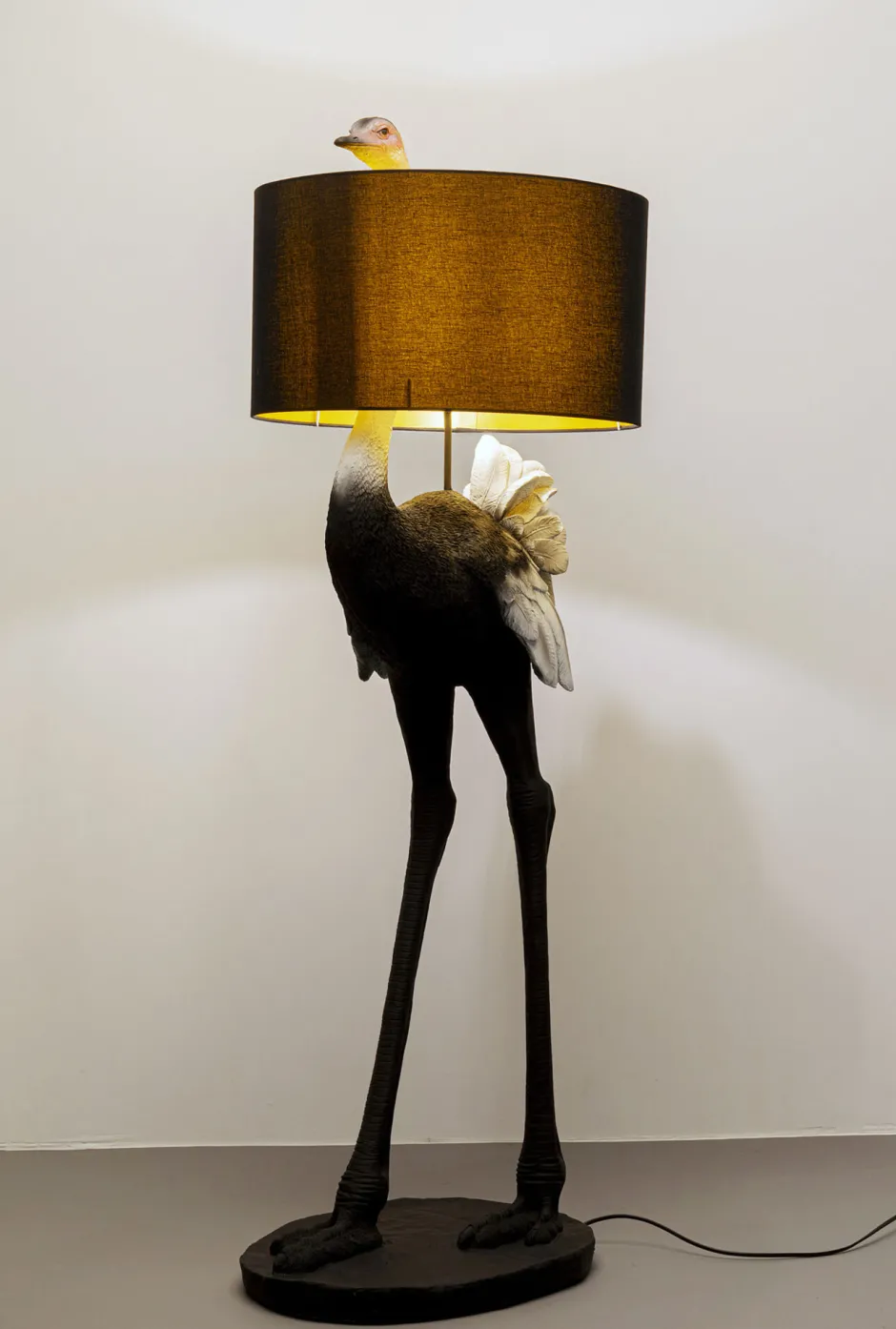 KARE Stehleuchte Animal Ostrich 147cm