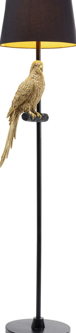 KARE Stehleuchte Animal Parrot Gold 176cm
