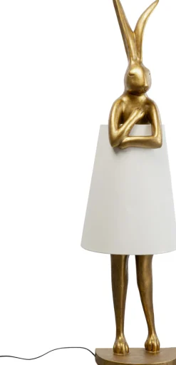 KARE Stehleuchte Animal Rabbit Gold/Weiß 150cm