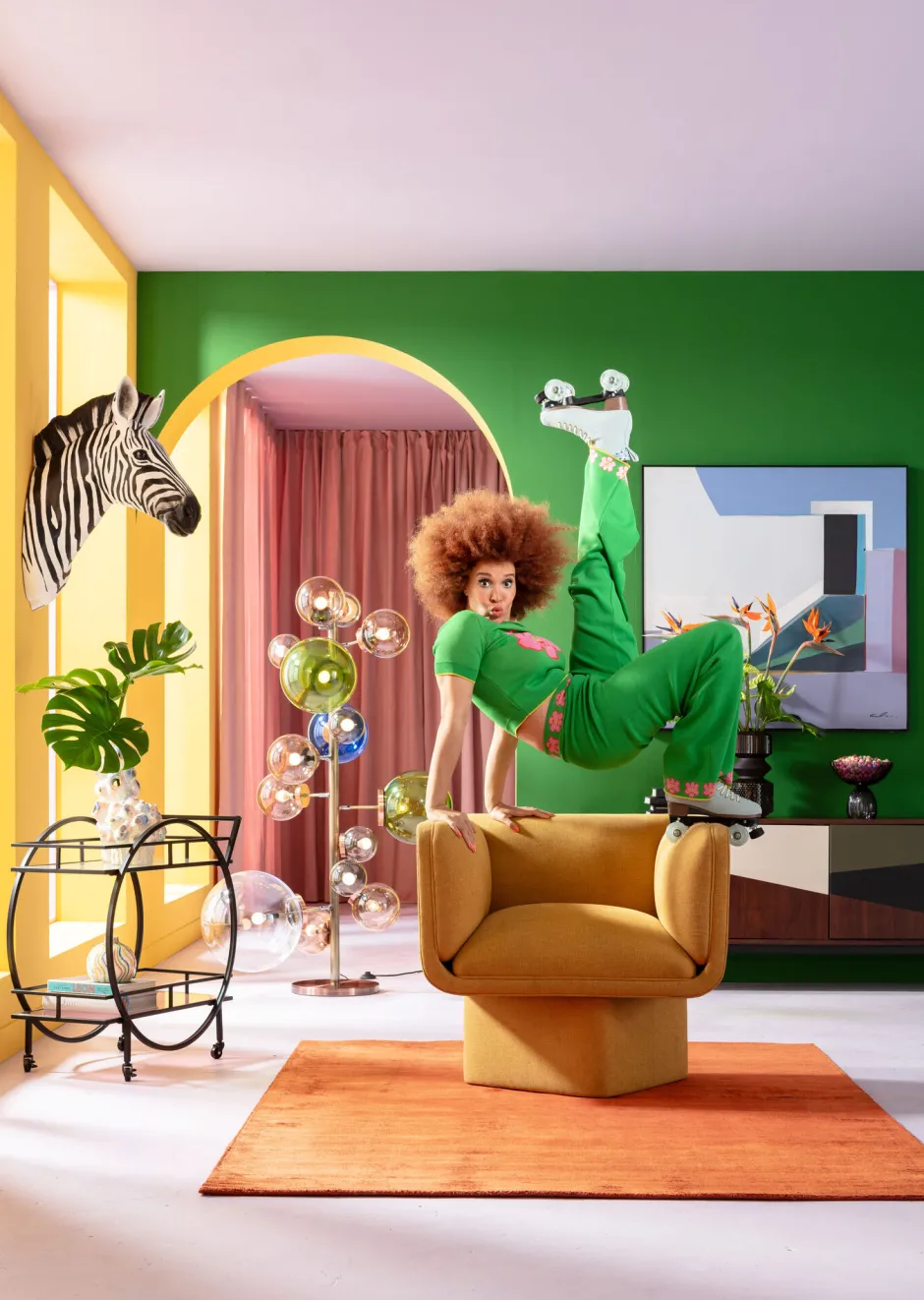 KARE Stehleuchte Balloon Colore 160cm