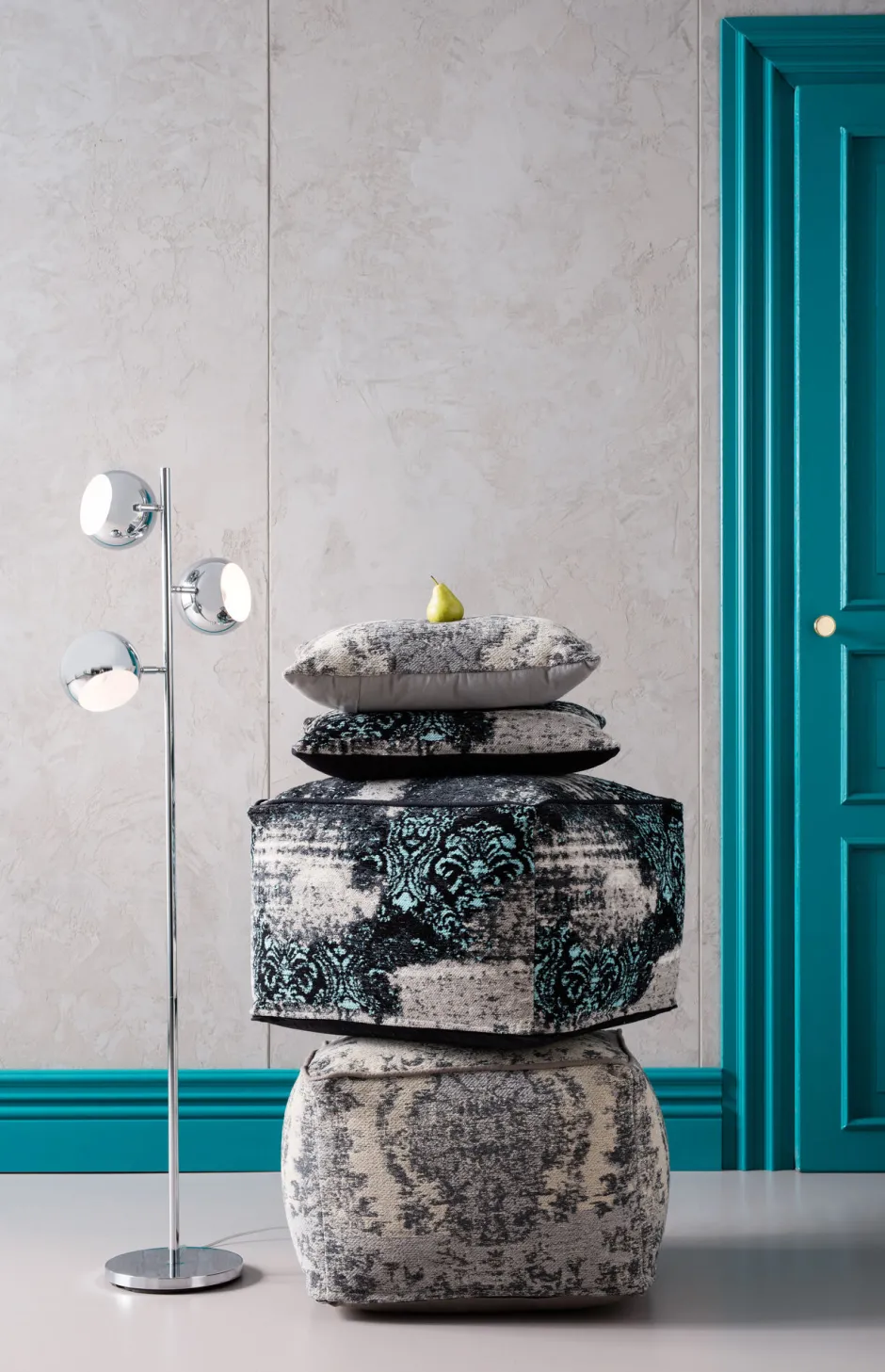 KARE Stehleuchte Calotta Chrome