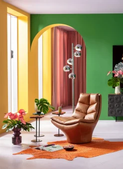 KARE Stehleuchte Calotta Chrome 5er