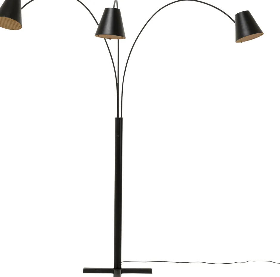 KARE Stehleuchte Cappellino Schwarz Matt