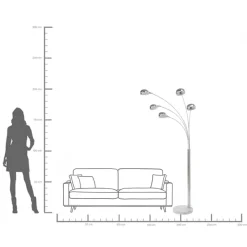 KARE Stehleuchte Five Fingers Economy