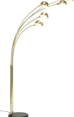 KARE Stehleuchte Five Fingers Brass