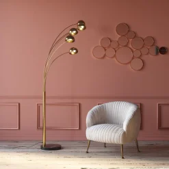 KARE Stehleuchte Five Fingers Brass