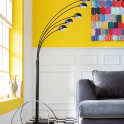 KARE Stehleuchte Five Fingers Schwarz Matt