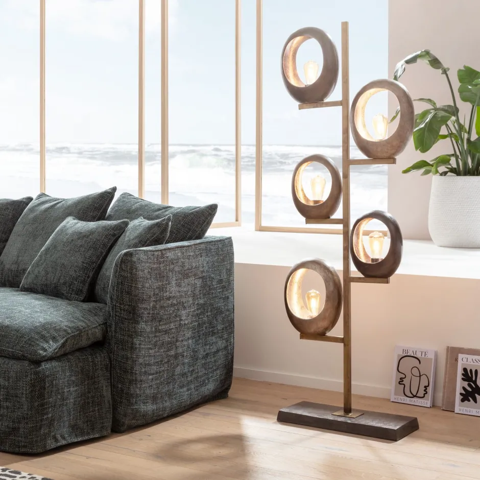 KARE Stehleuchte Five Loops 173cm