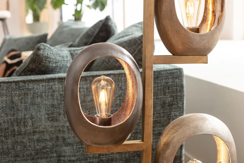 KARE Stehleuchte Five Loops 173cm