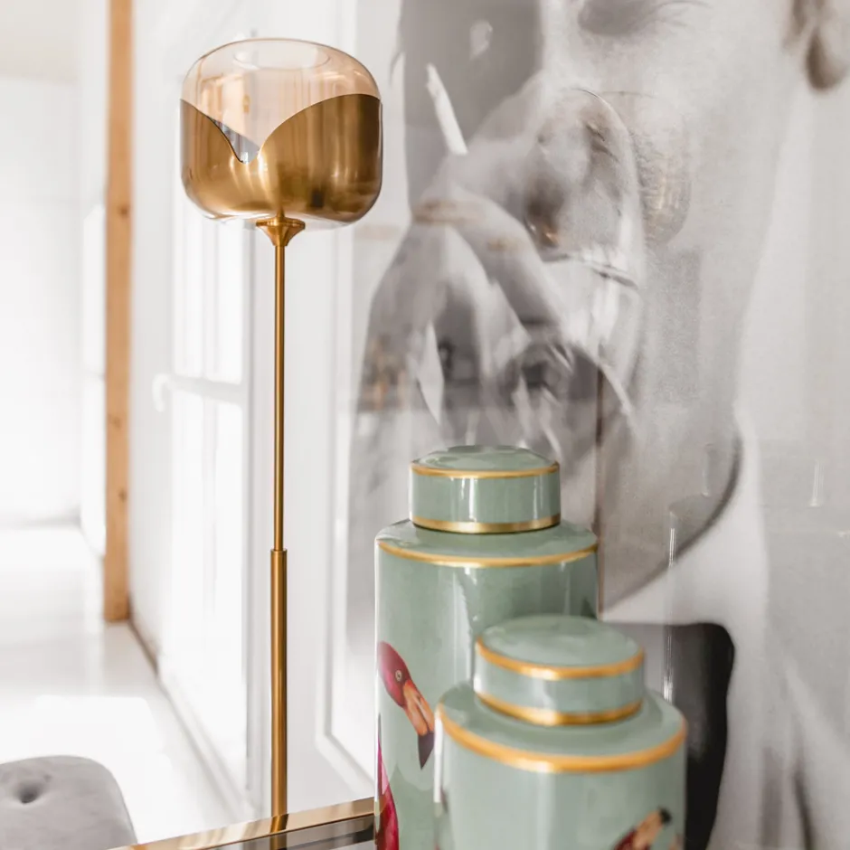 KARE Stehleuchte Golden Goblet Ball