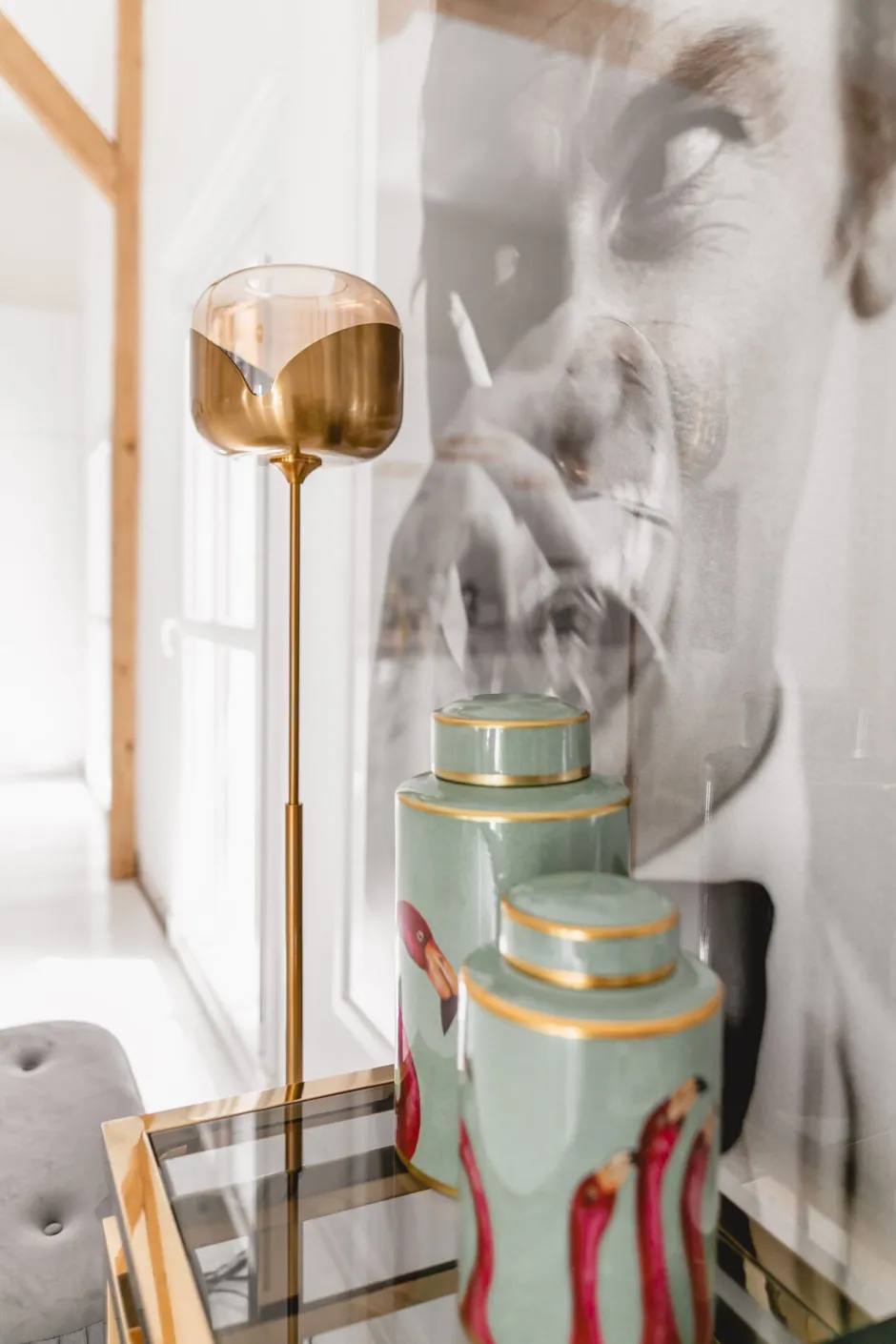 KARE Stehleuchte Golden Goblet Ball