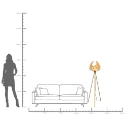 KARE Stehleuchte Sphere Amber 146cm