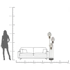 KARE Stehleuchte Supernova Smoky