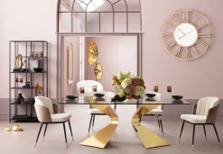 KARE Stuhl Hojas Beige